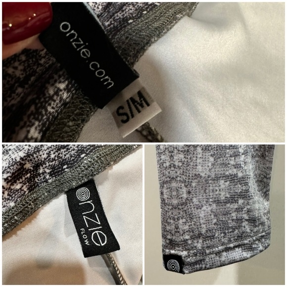 Onzie Flow Leggings S/M Yoga/Hot Yoga High Waist - Picture 4 of 12